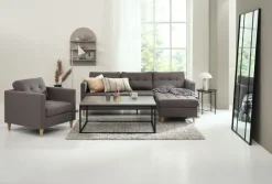 Fauteuil FALSLEV grijze stof