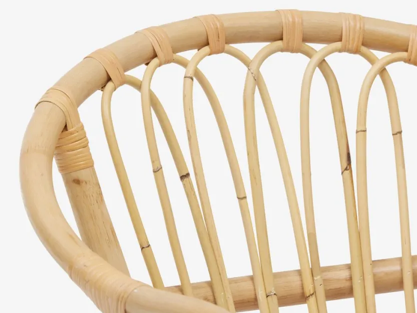 Fauteuil LISELEJE laag naturel