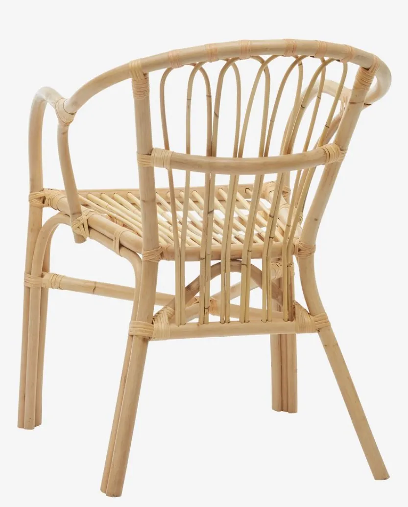 Fauteuil LISELEJE laag naturel