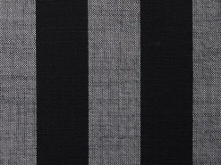 Fauteuil SIMESTED zwart/beige gestreept