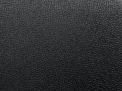 Fauteuil TANKEDAL met voetenbank zwart kunstleer