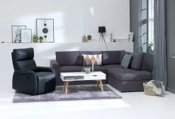 Fauteuil VEJEN zwart