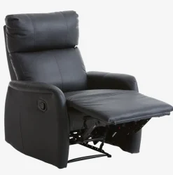 Fauteuil VEJEN zwart