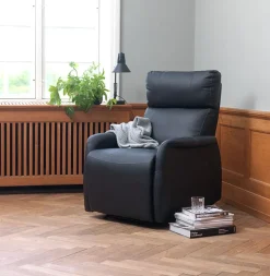 Fauteuil VEJEN zwart
