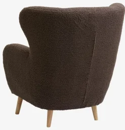 Fauteuil VILDSUND bruine stof