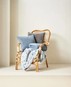 Fleeceplaid DRAGEHODE 140x200 blauw