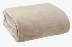 Fleeceplaid DRAGEHODE 140x200 taupe