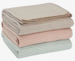 Fleeceplaid KNAPPSIV 120x160 assorti