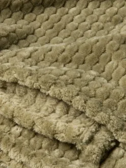 Fleeceplaid ROSENVIAL 130x160 groen