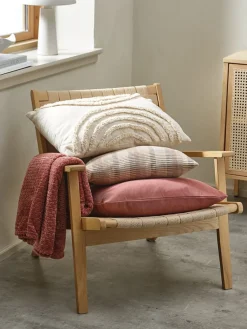 Fleeceplaid ROSENVIAL 130x160 roze