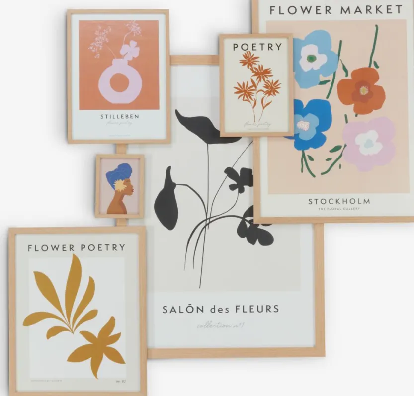 Fotolijst TORD 60x90 licht hout