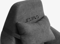 Gamestoel ABILDAA antraciet grijze stof