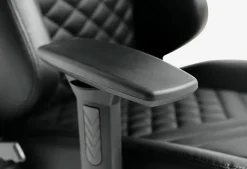 Gamestoel ABILDAA zwart kunstleer