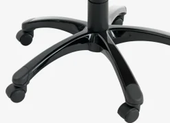 Gamestoel AGGESTRUP grijs kunstleer/zwarte mesh