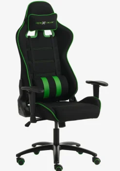 Gamestoel LAMBJERG zwart mesh/groen