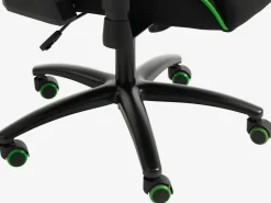 Gamestoel LAMBJERG zwart mesh/groen