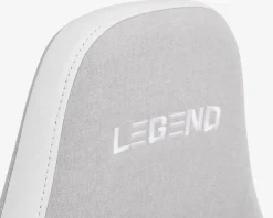 Gamestoel NIBE wit/beige stof