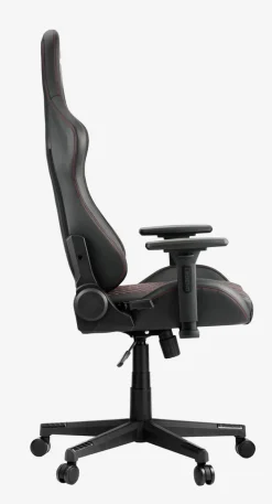 Gamestoel NIBE zwart kunstleer/rood