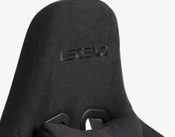 Gamestoel NIBE zwarte stof/zwart