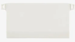 Gewicht onder voor verticale lamellen 6 stuks wit