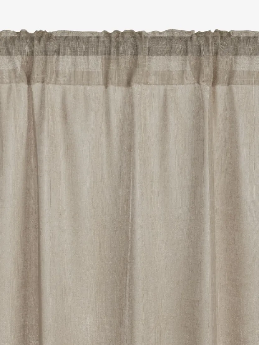 Gordijn AGA 1x140x300 linnenlook kaki