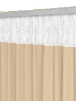 Gordijn ALDRA 1x140x175 verduisterend zand