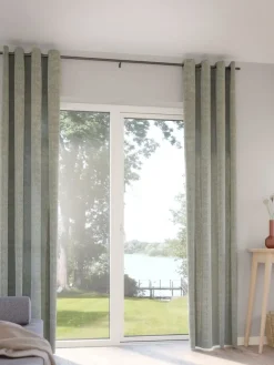 Gordijn ANHOLT 1x140x300 donkergroen