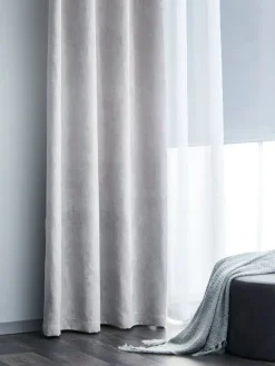 Gordijn ANTEN 1x140x300 lichtgrijs