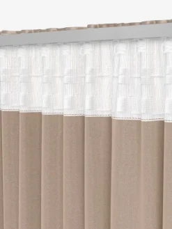 Gordijn AUSTRA 1x140x300 fluweel taupe