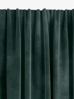 Gordijn AUSTRA 1x140x300 fluweel groen