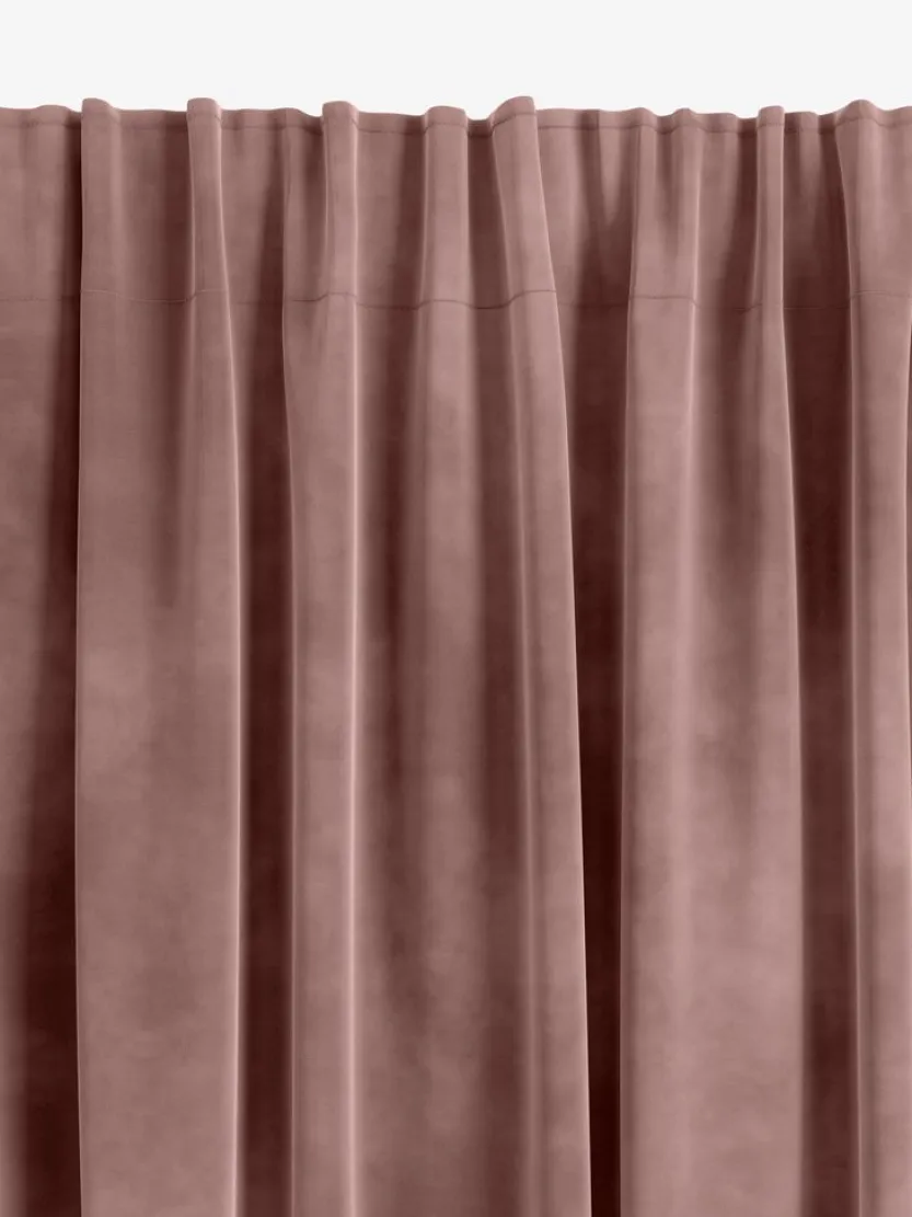 Gordijn AUSTRA 1x140x300 fluweel roze