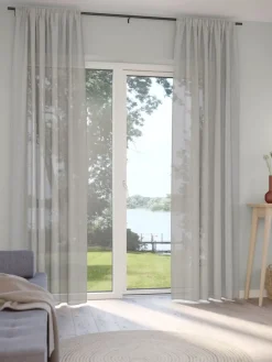 Gordijn BASSHOLMEN 1x140x245 lichtgrijs