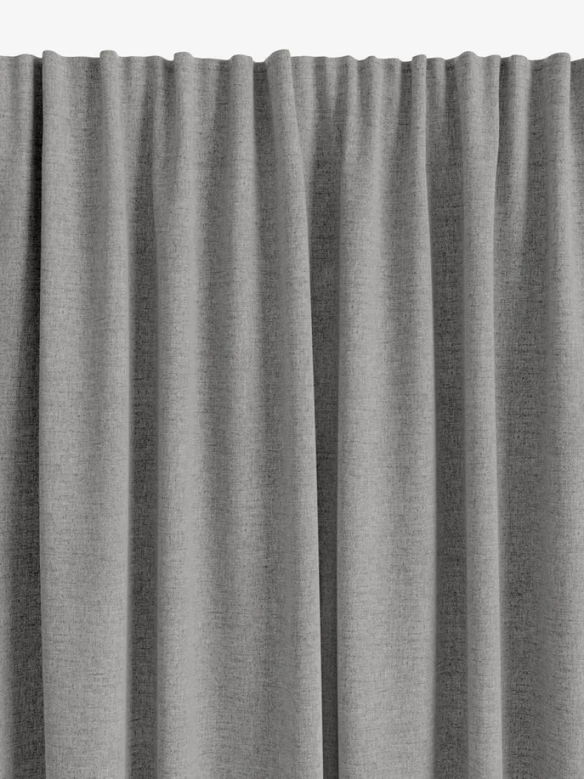Gordijn LEKA 1x140x300 verduisterend grijs