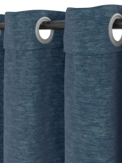 Gordijn NESVATN 1x140x300 chenille navy