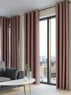 Gordijn TOTAK 1x140x300 corduroy roze