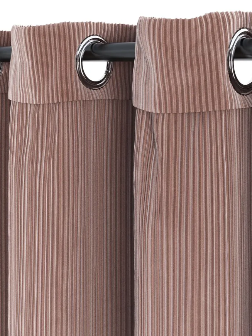Gordijn TOTAK 1x140x300 corduroy roze