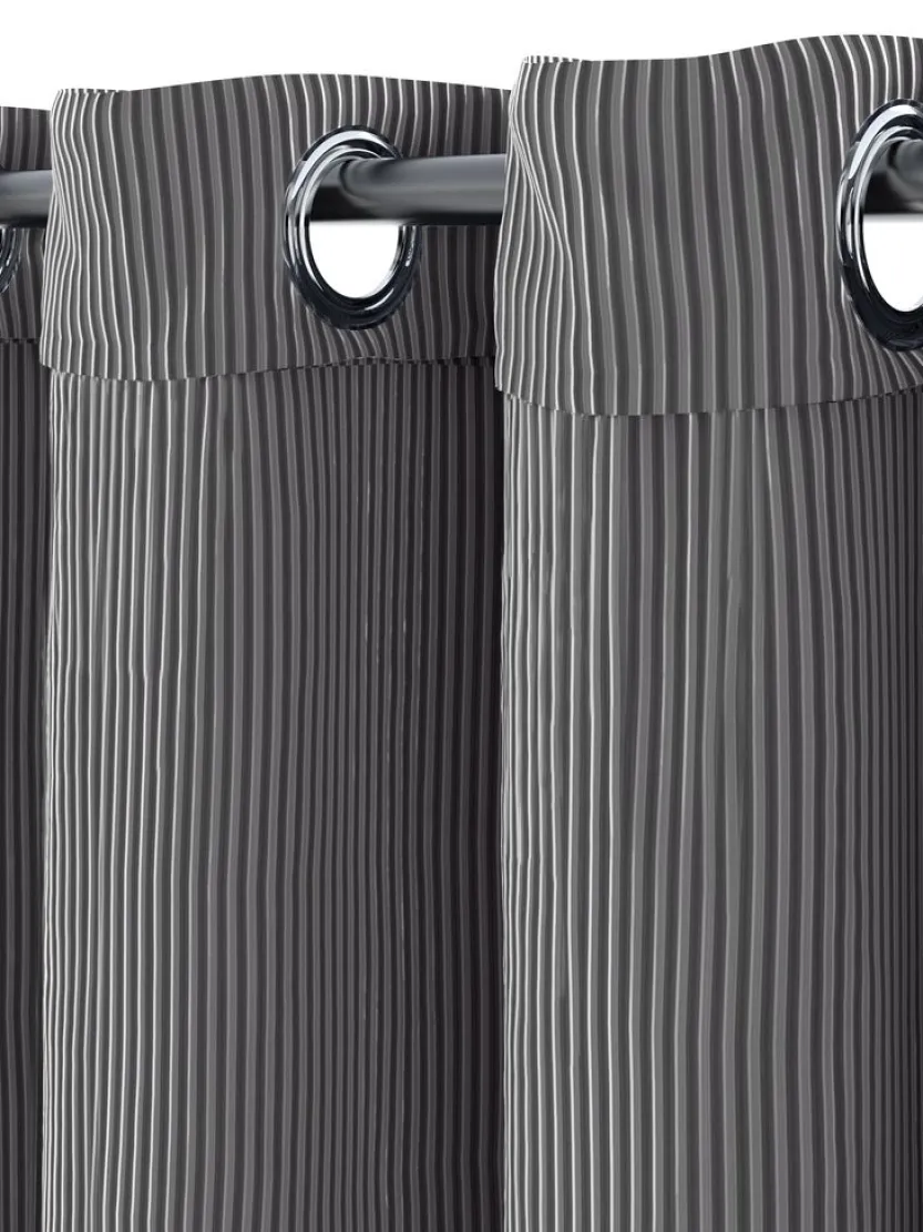 Gordijn TOTAK 1x140x300 corduroy grijs