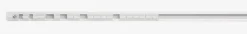 Gordijnrail FIXI 125 cm wit