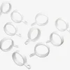 Gordijnringen Ø12mm 10st/pk wit