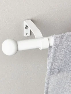 Gordijnroede MALAGA 19mm 90-160 wit