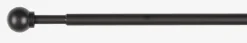 Gordijnstang BATALDEN Ø10mm 80-145 cm zwart