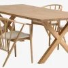 GRIBSKOV L230 tafel eiken + 4 ARNBORG stoelen eiken