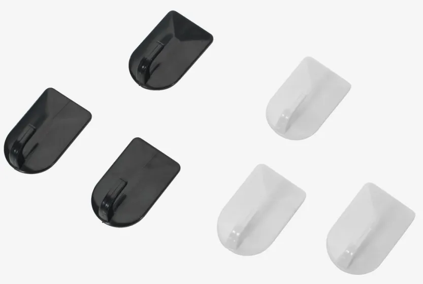 Haken RIALA kunststof 3 stuks assorti