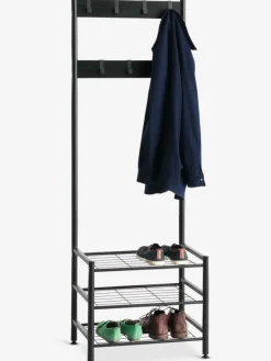 Halmeubel ELVERUM 3 schappen zwart staal