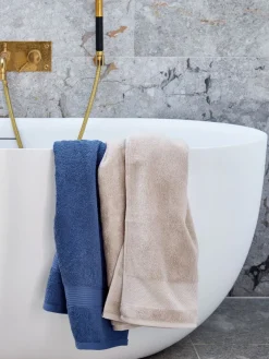 Handdoek KARLSTAD 50x100 oud blauw