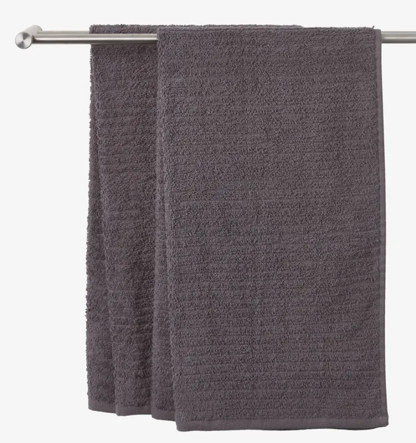 Handdoek SVANVIK 50x90 grijs