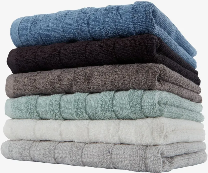 Handdoek TORSBY 50x90 lichtgrijs