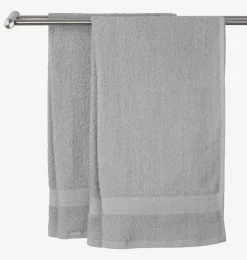 Handdoek UPPSALA 50x90 lichtgrijs