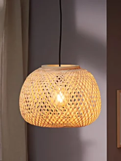 Hanglamp SIGVARD Ø35xH26cm bamboe