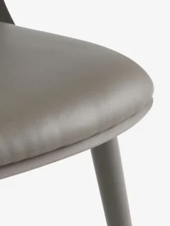 HARESKOV Ø129 tafel eiken + 4 ULDAL stoelen bruin